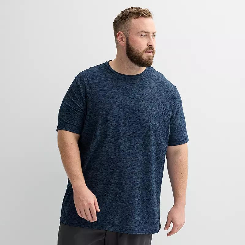 Big & Tall FLX Luxury Soft Wander Tee, Men's, Size: 3XB, Dusty Blue Product Image