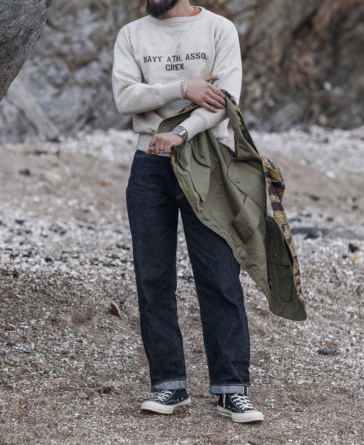 1940s Navy ATH. ASSO. Crew Sweatshirt Product Image