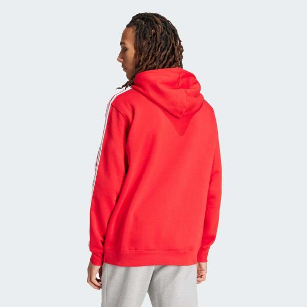 adidas Adicolor Classics 3-Stripes Hoodie Better Scarlet 2XL Mens Product Image