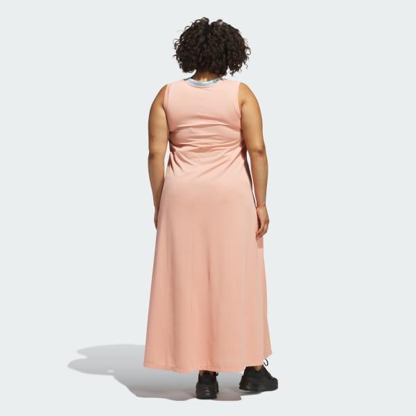 Womens adidas Tiro Cut 3-Stripes Soft Mesh Long Dress (Plus Size) Product Image