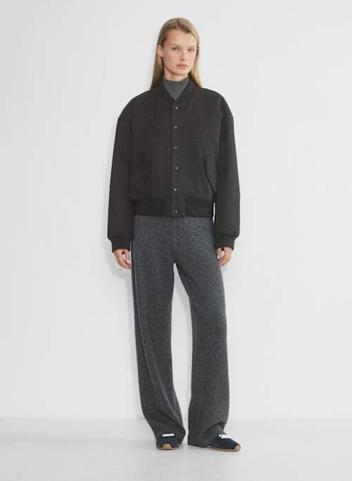 cashmere hi-rise wide pant Product Image