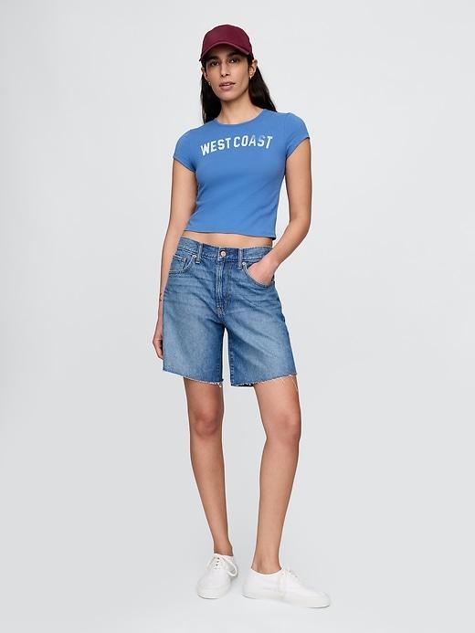 Cropped Graphic T-Shirt Product Image