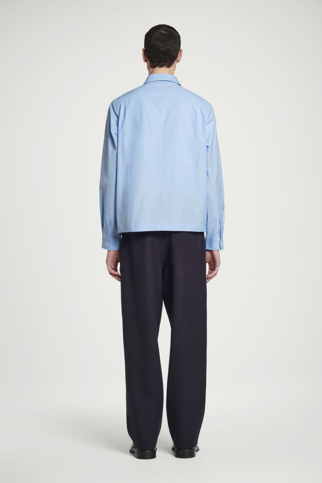 ZIPPED TWILL SHIRT Product Image