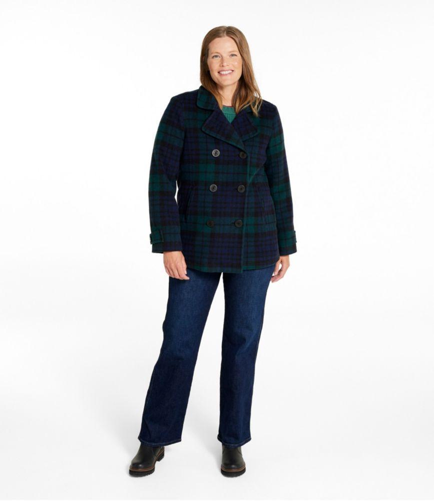 
                            Women's Classic Lambswool Peacoat, Pattern
                         Product Image