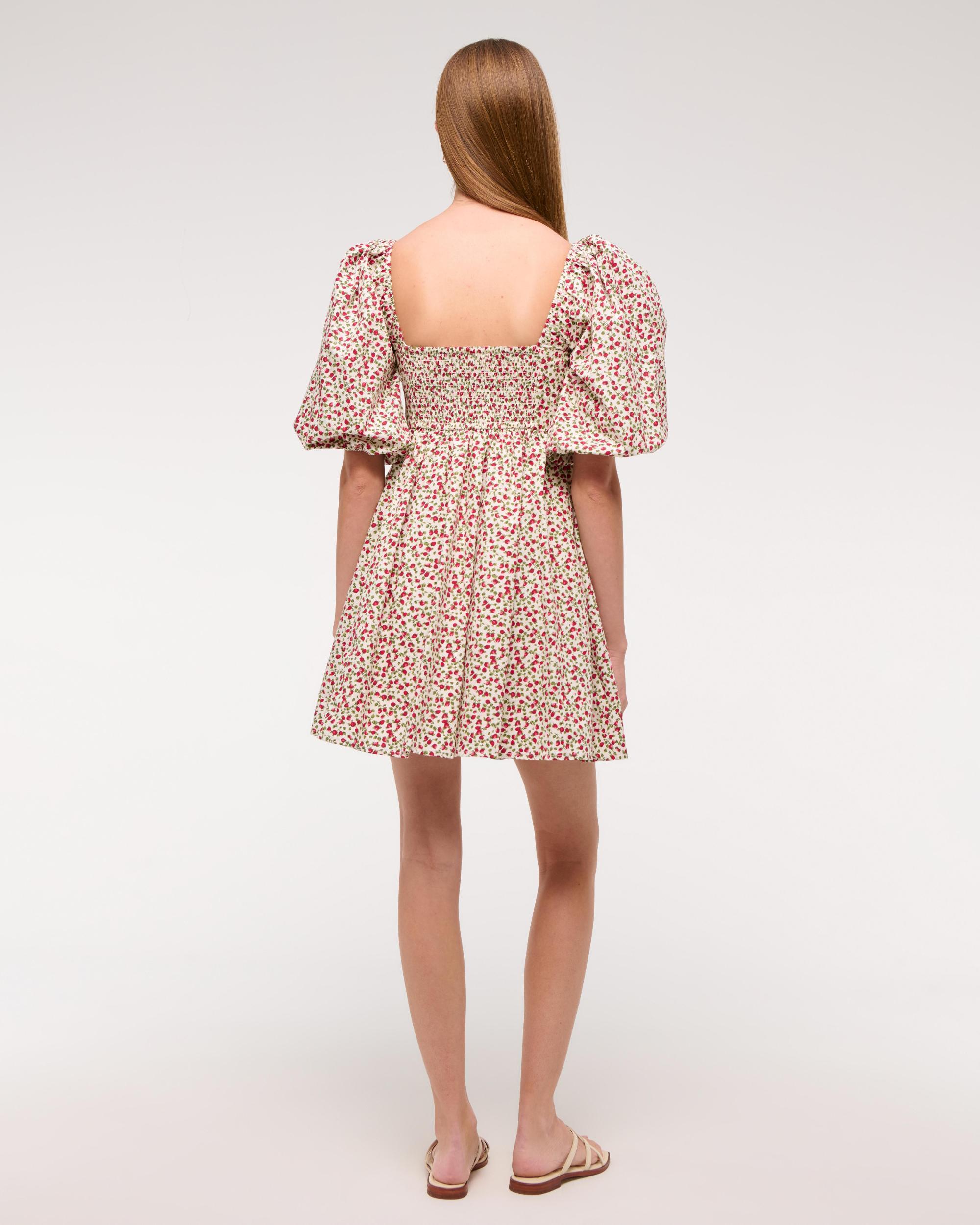 Emerson Poplin Puff Sleeve Mini Dress Product Image