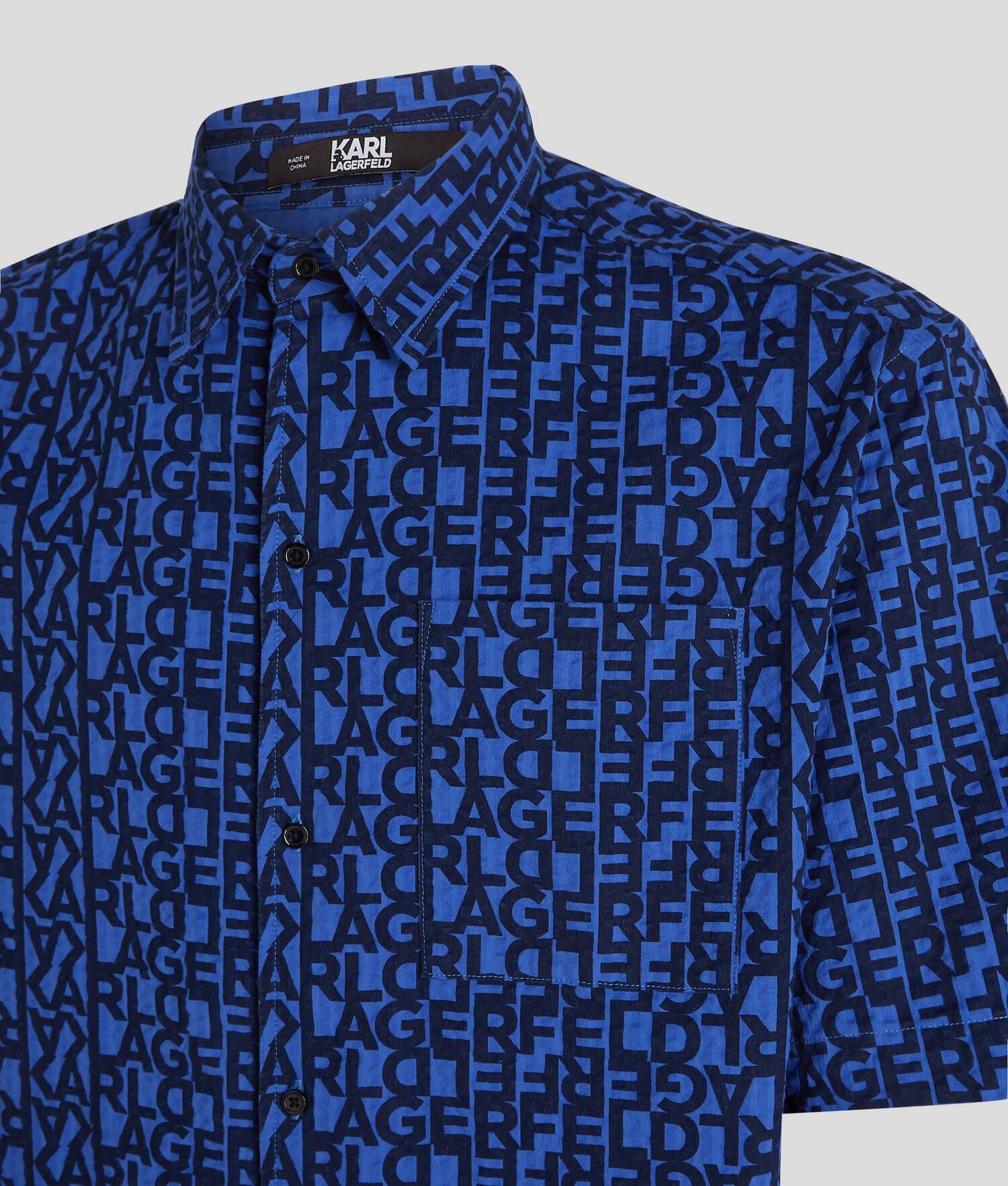 KARL LOGO WOVEN SHIRT Product Image