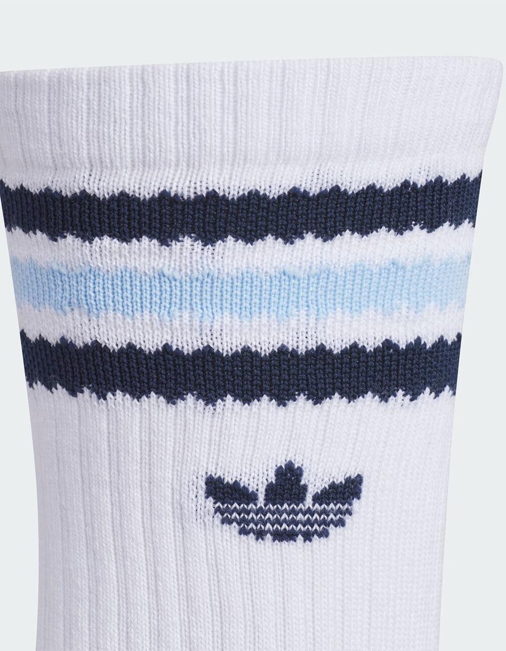 ADIDAS Originals 3 Pack Roller 3.0 Crew Socks - WHITE COMBO Product Image