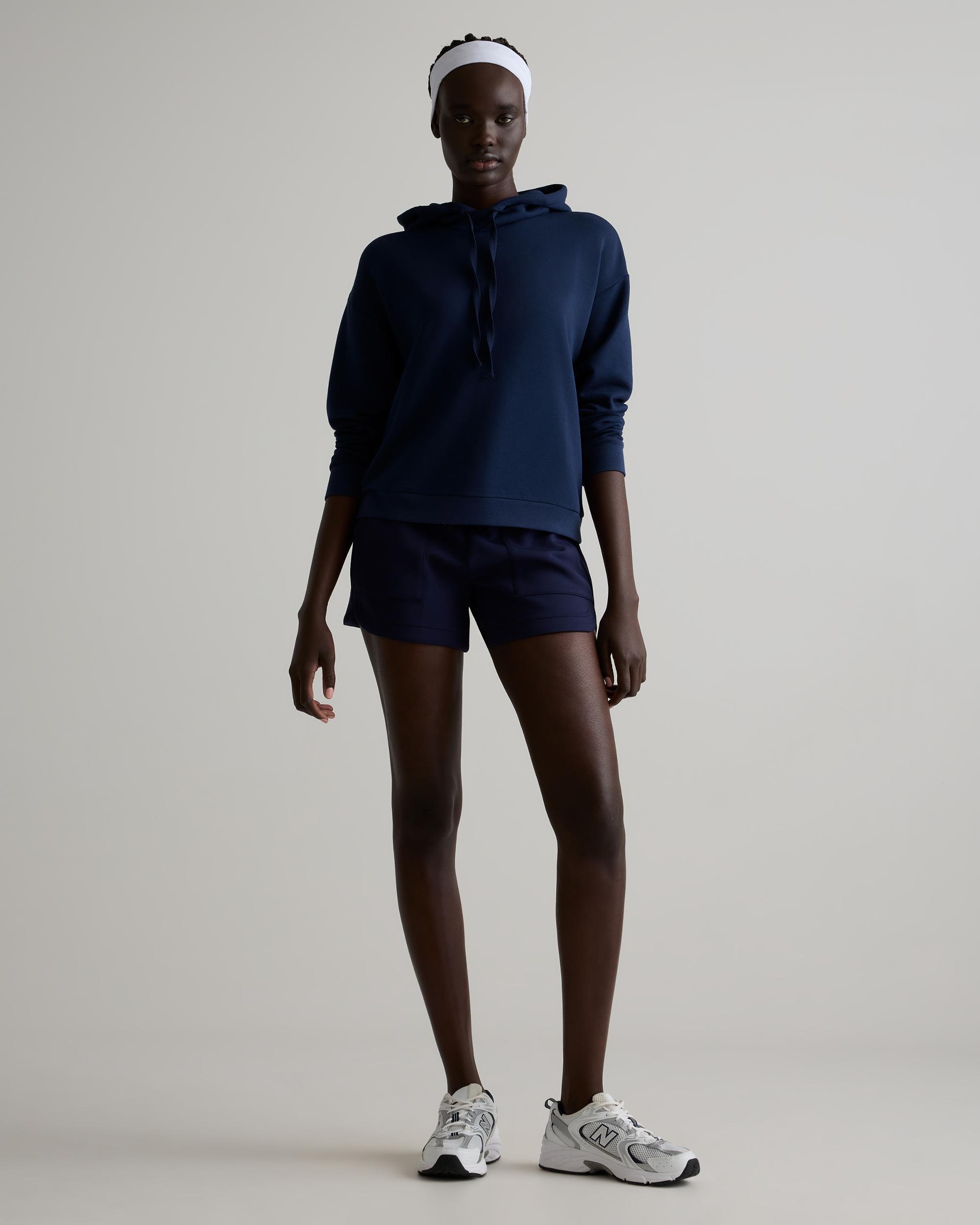Quince | Women's SuperSoft Fleece Pullover Hoodie Sweatshirt Size XS, Lenzing Modal Product Image