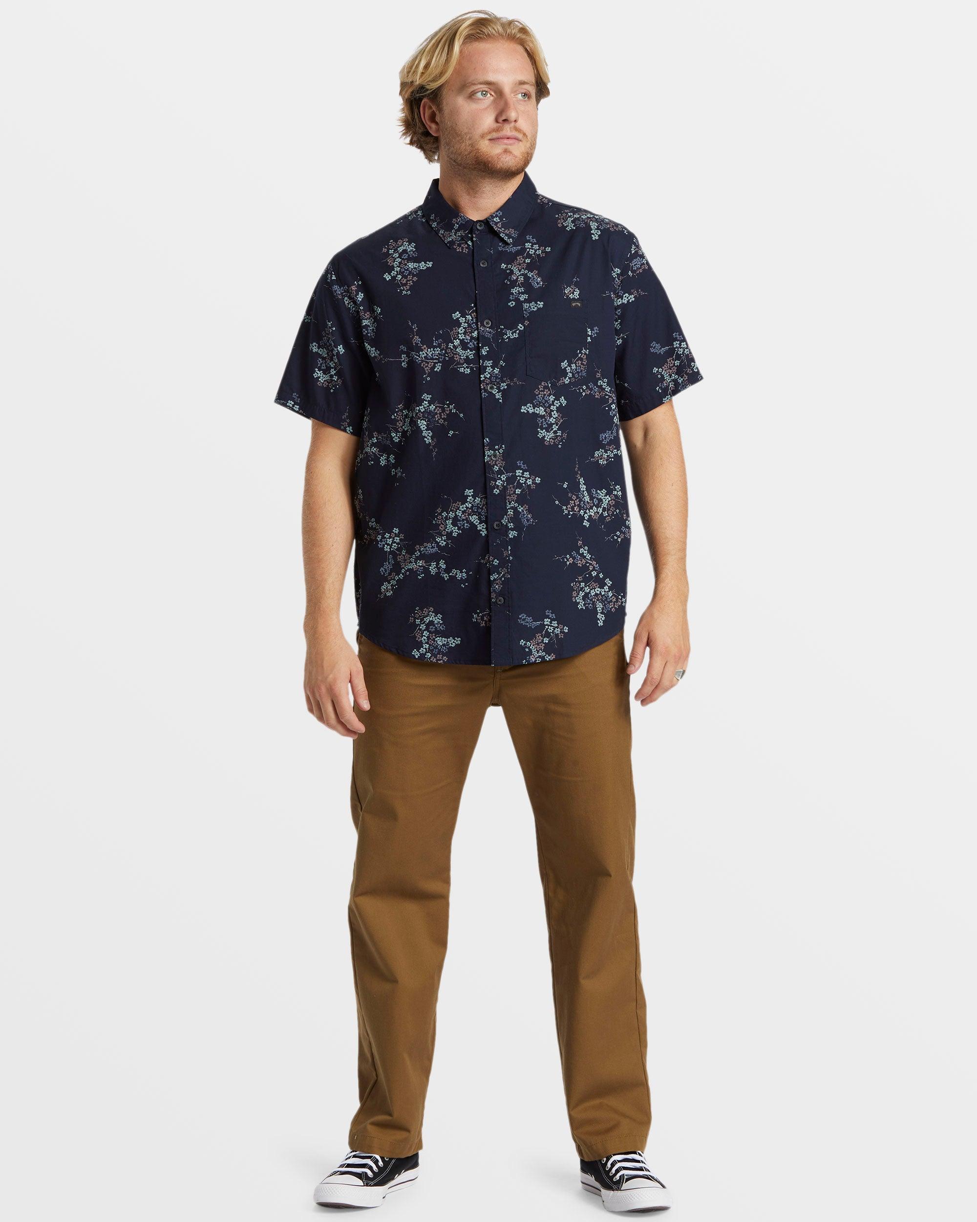 Sundays Mini Short Sleeve Shirt - Dark Navy Male Product Image
