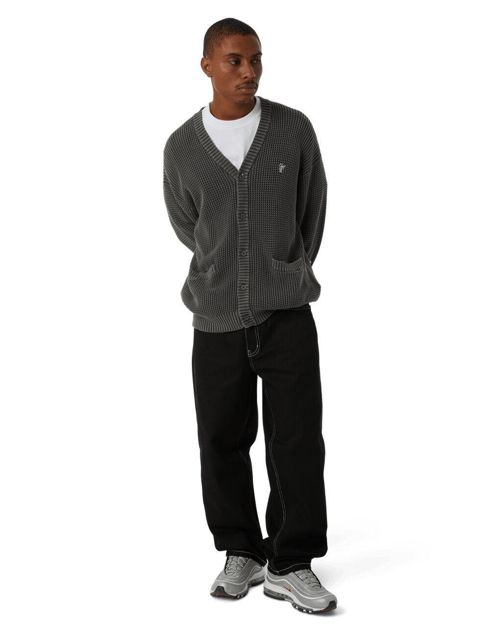 HUF Cromer Signature Pant Mens Baggy Jeans - BLK/WHT Product Image