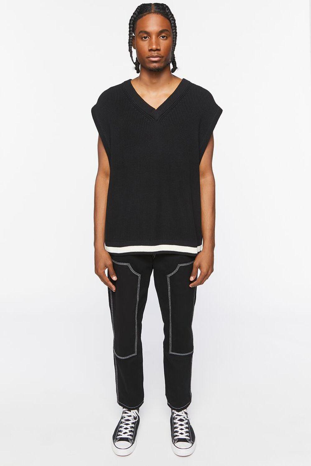 Contrast-Hem Sweater Vest | Forever 21 Product Image