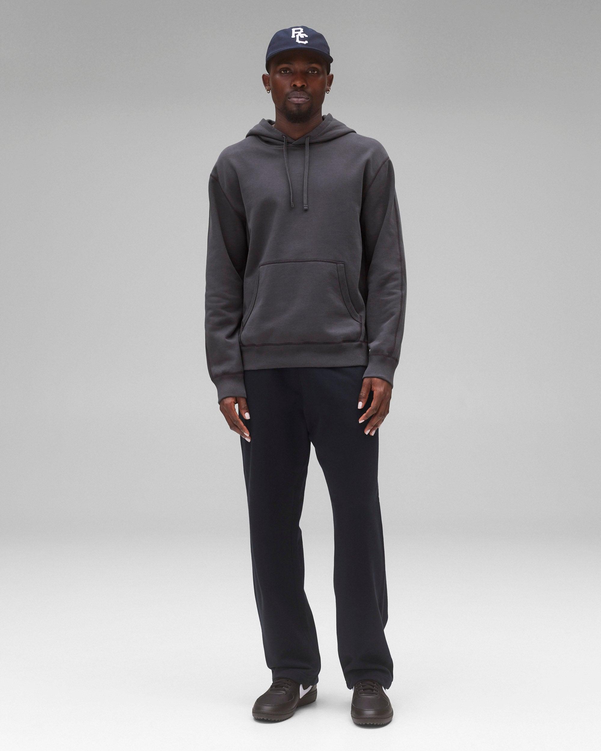 Kyoto Black Midweight Terry Slim Hoodie Male Product Image