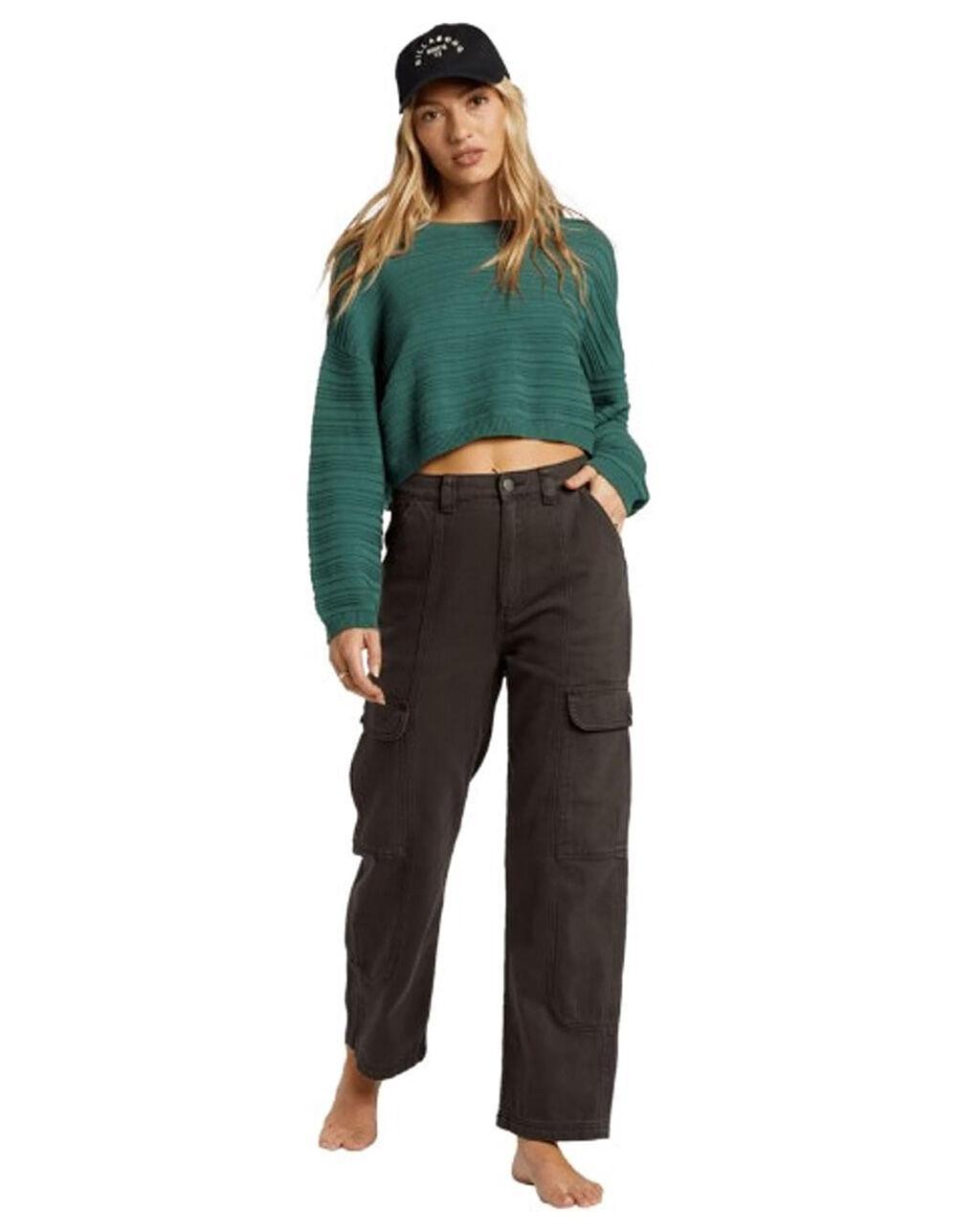 BILLABONG Chasing Light Womens Sweater - EMERALD Product Image