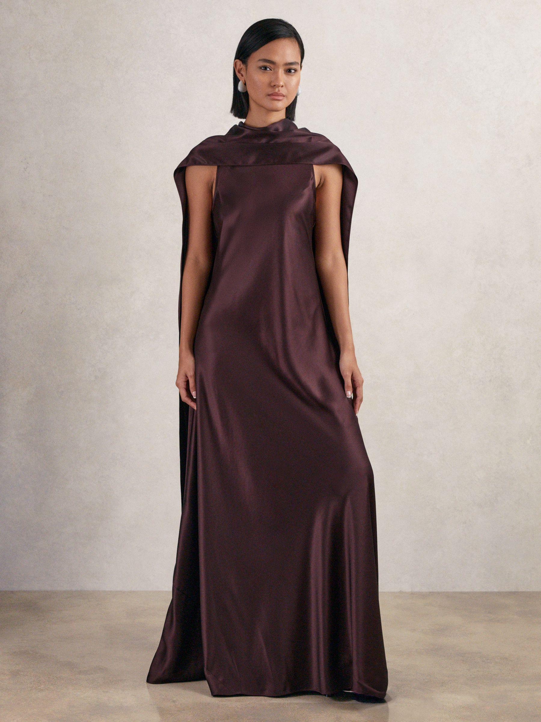 Side-Stripe Wide-Leg Check Trousers in Neutral Check Product Image