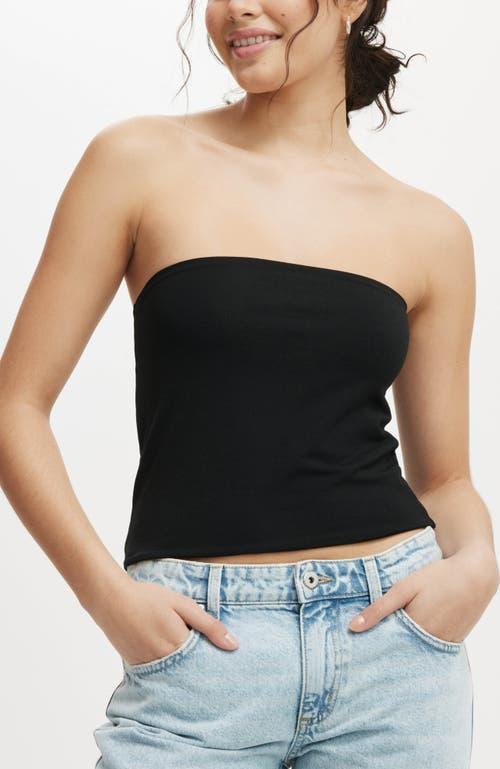 Cotton On Women's All Day Tube Top in Black at Nordstrom, Size Large Product Image