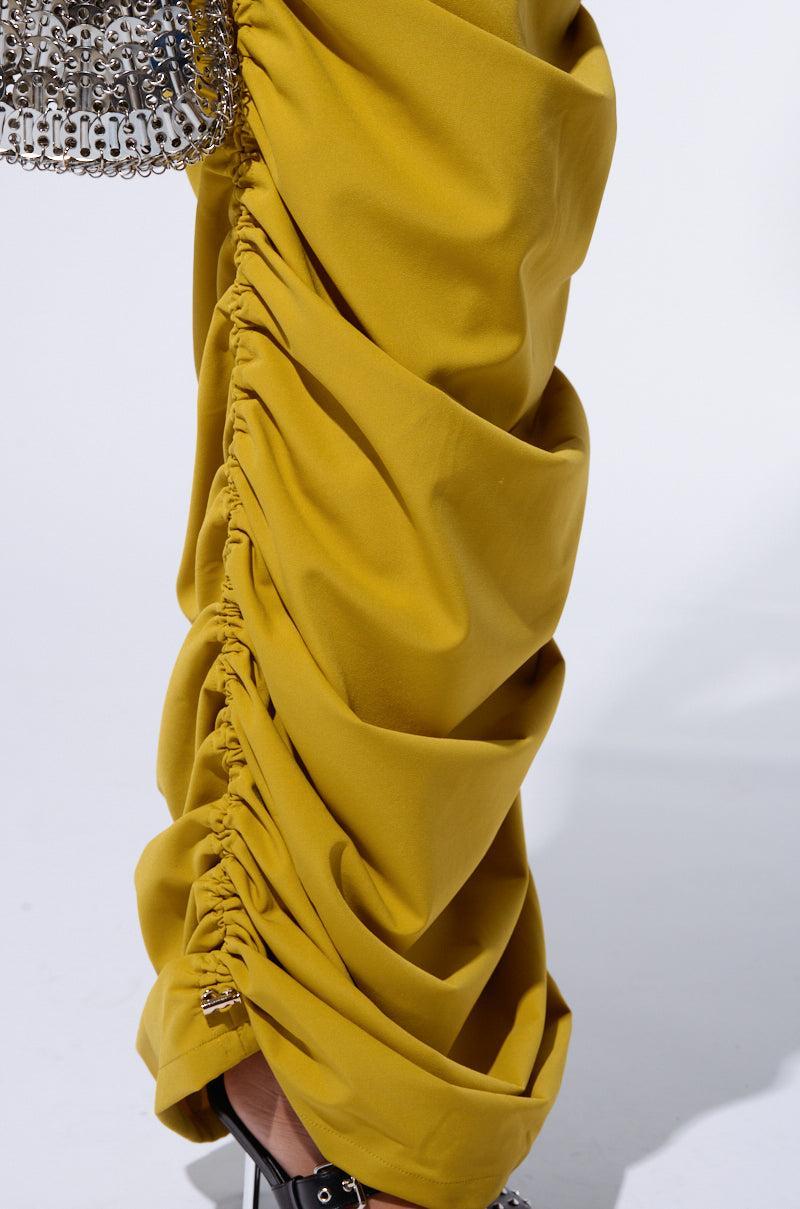 ASH STRAPLESS CARGO MAXI DRESS Product Image