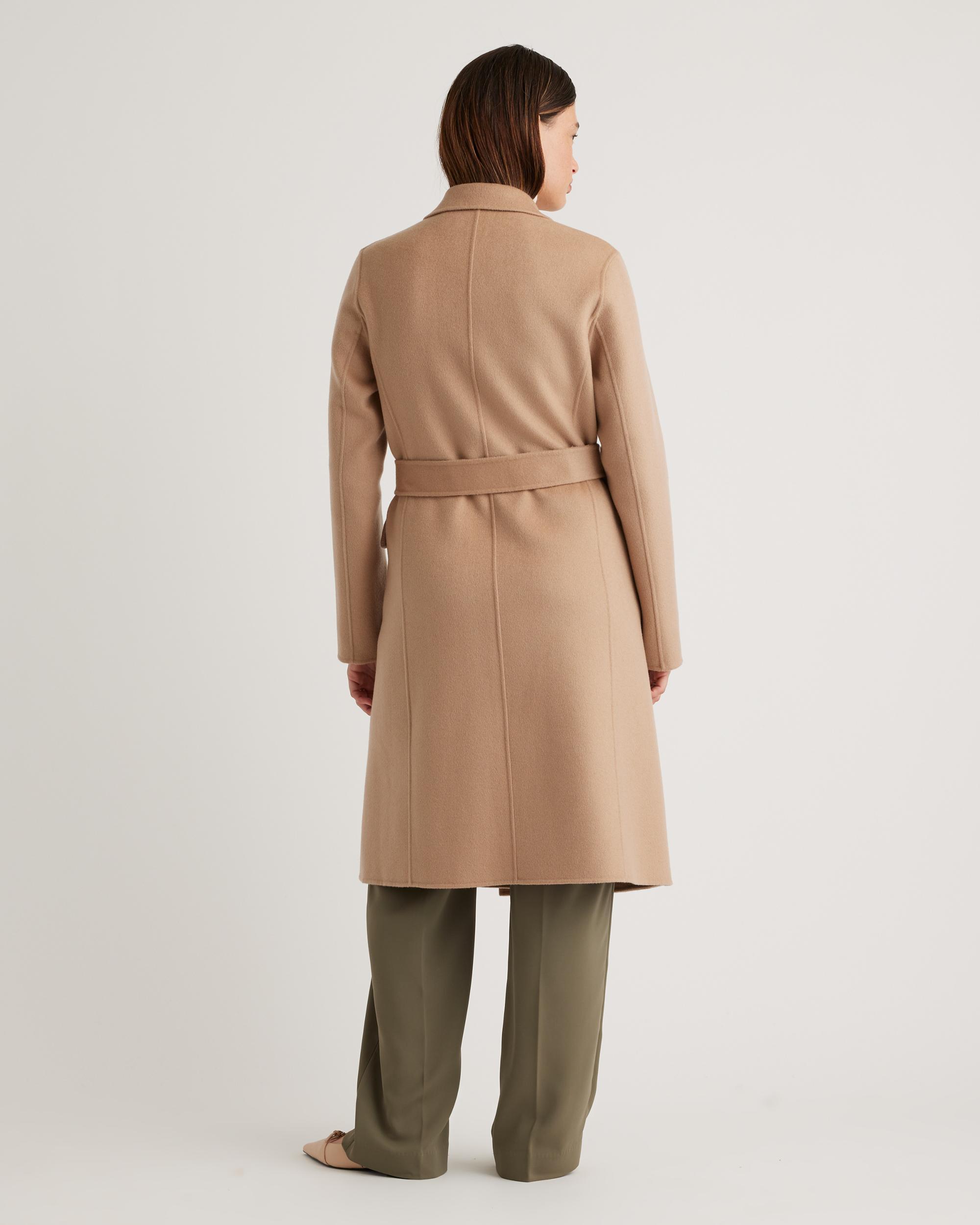 Quince | Women's 100% Mongolian Cashmere Double-Faced Wrap Coat Size XS Product Image