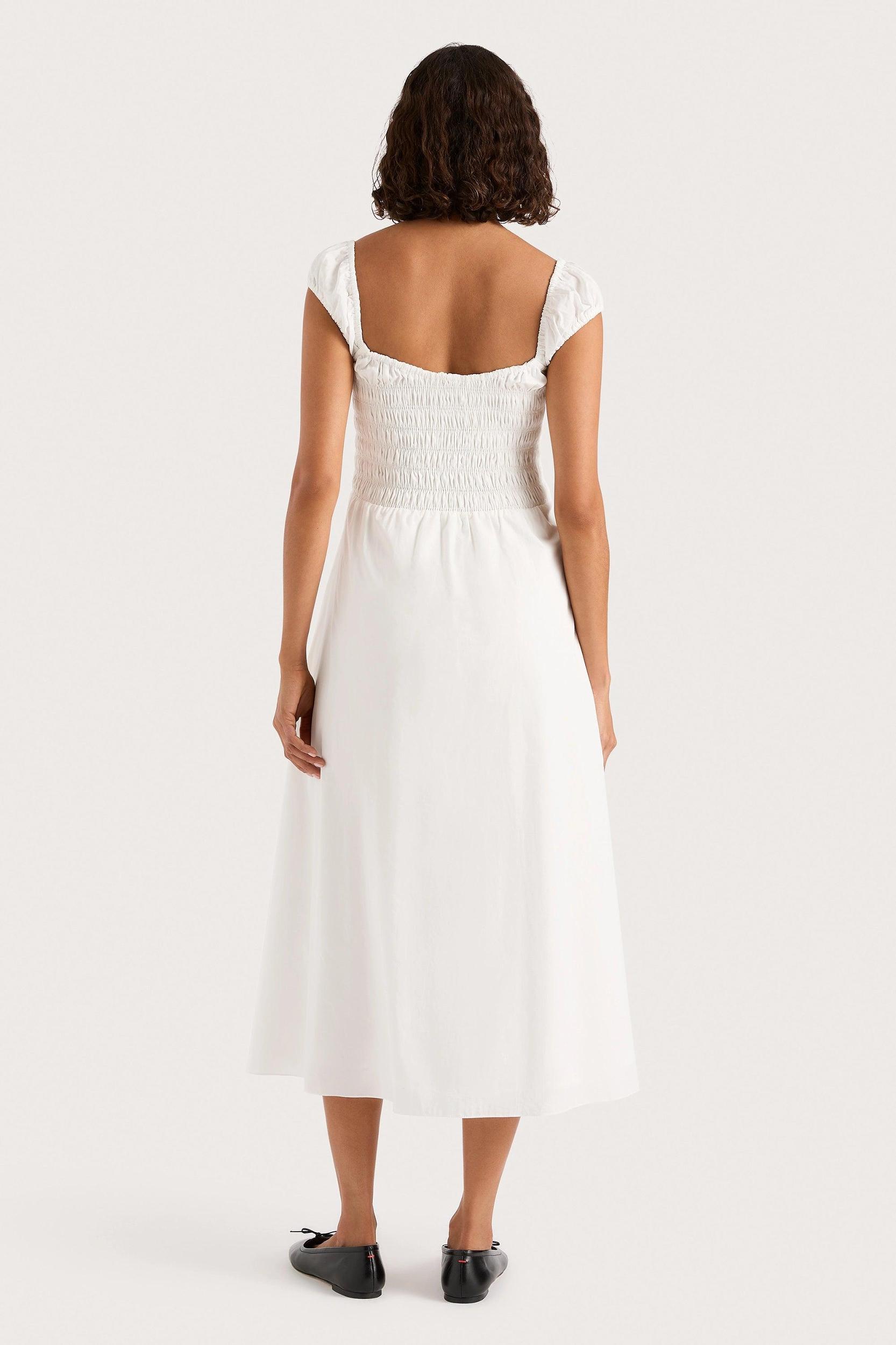 Lene Midi Dress White Product Image