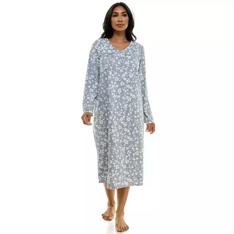 Petite Croft & Barrow Velour Sleepshirt, Womens Product Image
