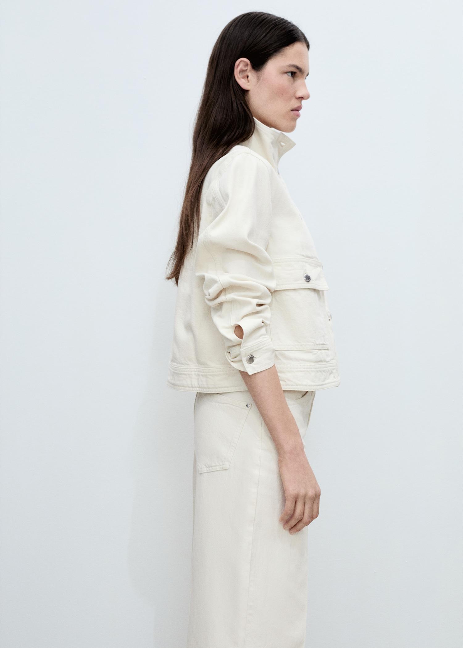 Wideleg jeans with belt - Women | MANGO USA Product Image