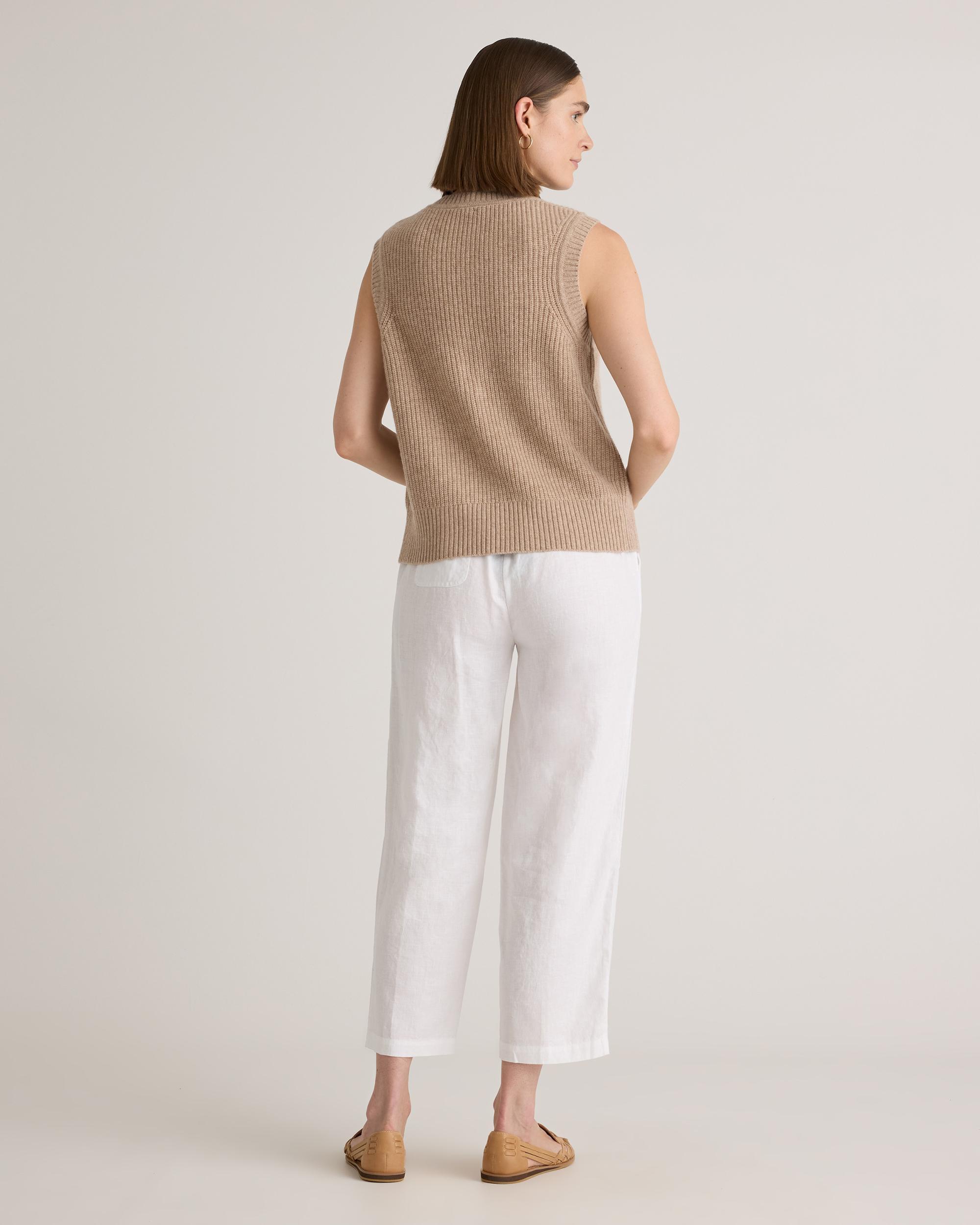 Quince | Women's Mongolian Cashmere Fisherman Sweater Vest Size XL Product Image