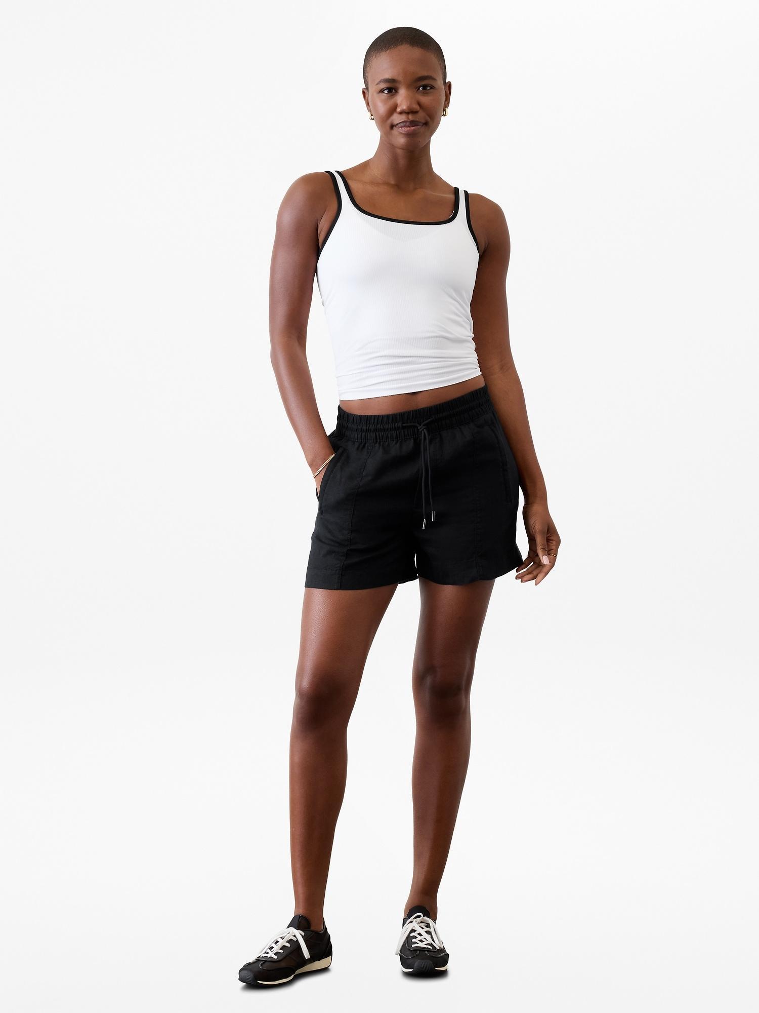Retreat Linen Mid Rise Short Product Image