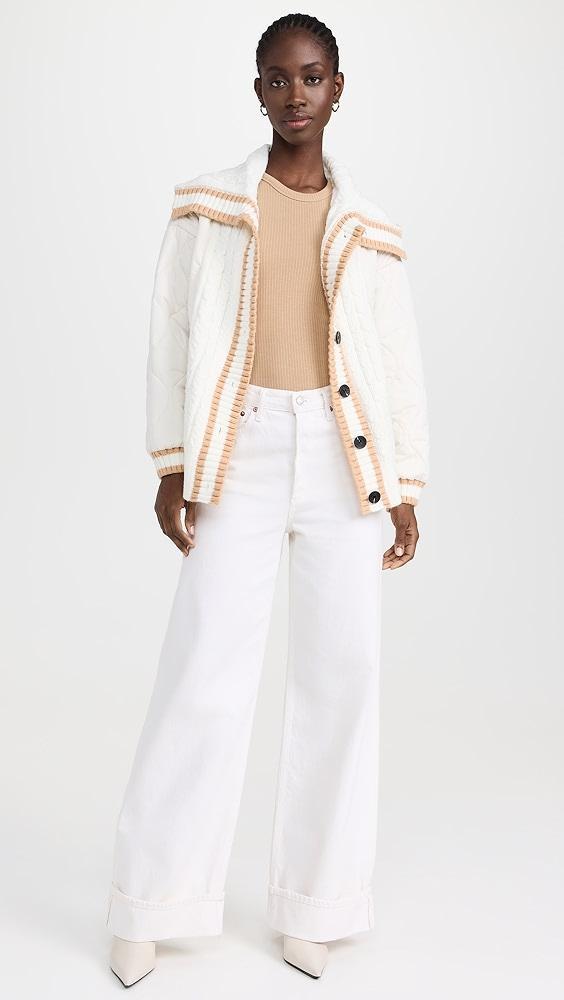 Avec Les Filles Shearling Bomber Jacket | Shopbop Product Image