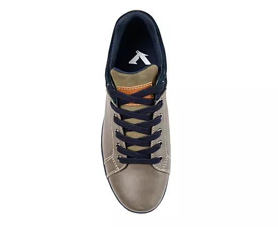 Territory Flint Men's Leather Sneakers, Size: 9, Gray Product Image