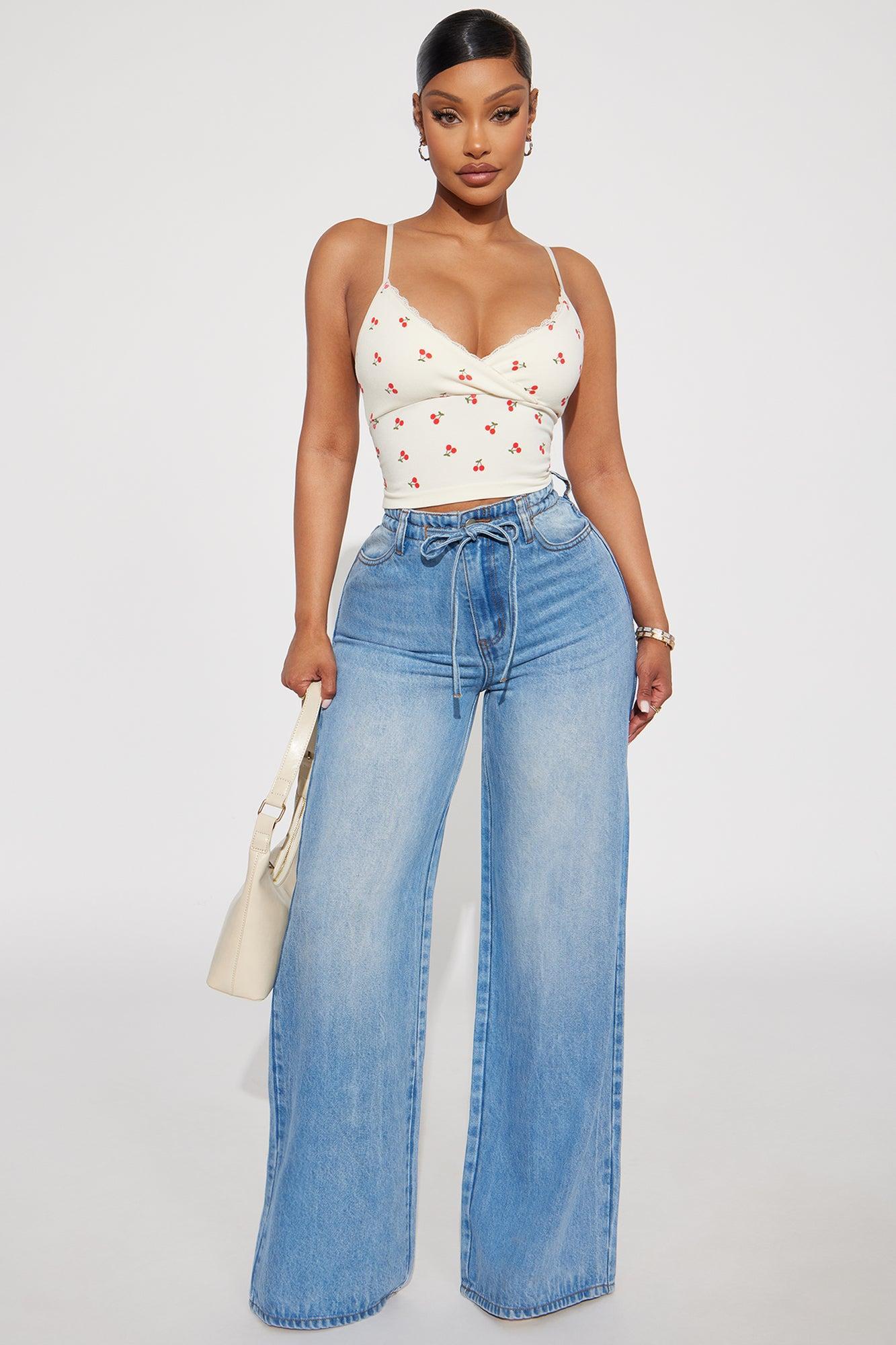 Tart Me Lace Trim Cami Top - Ivory Product Image