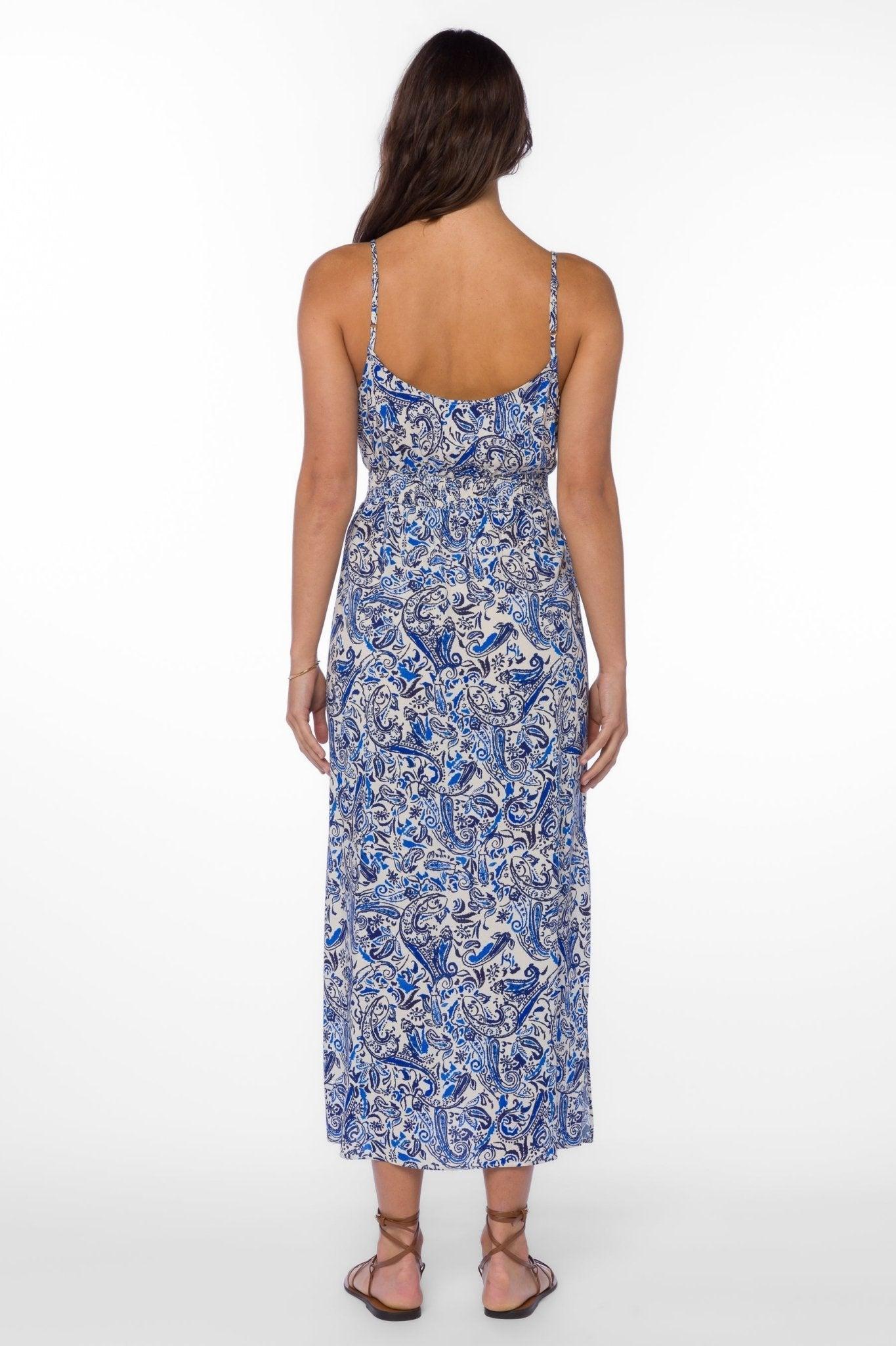 PAGE BLUE PAISLEY DRESS *FS Product Image