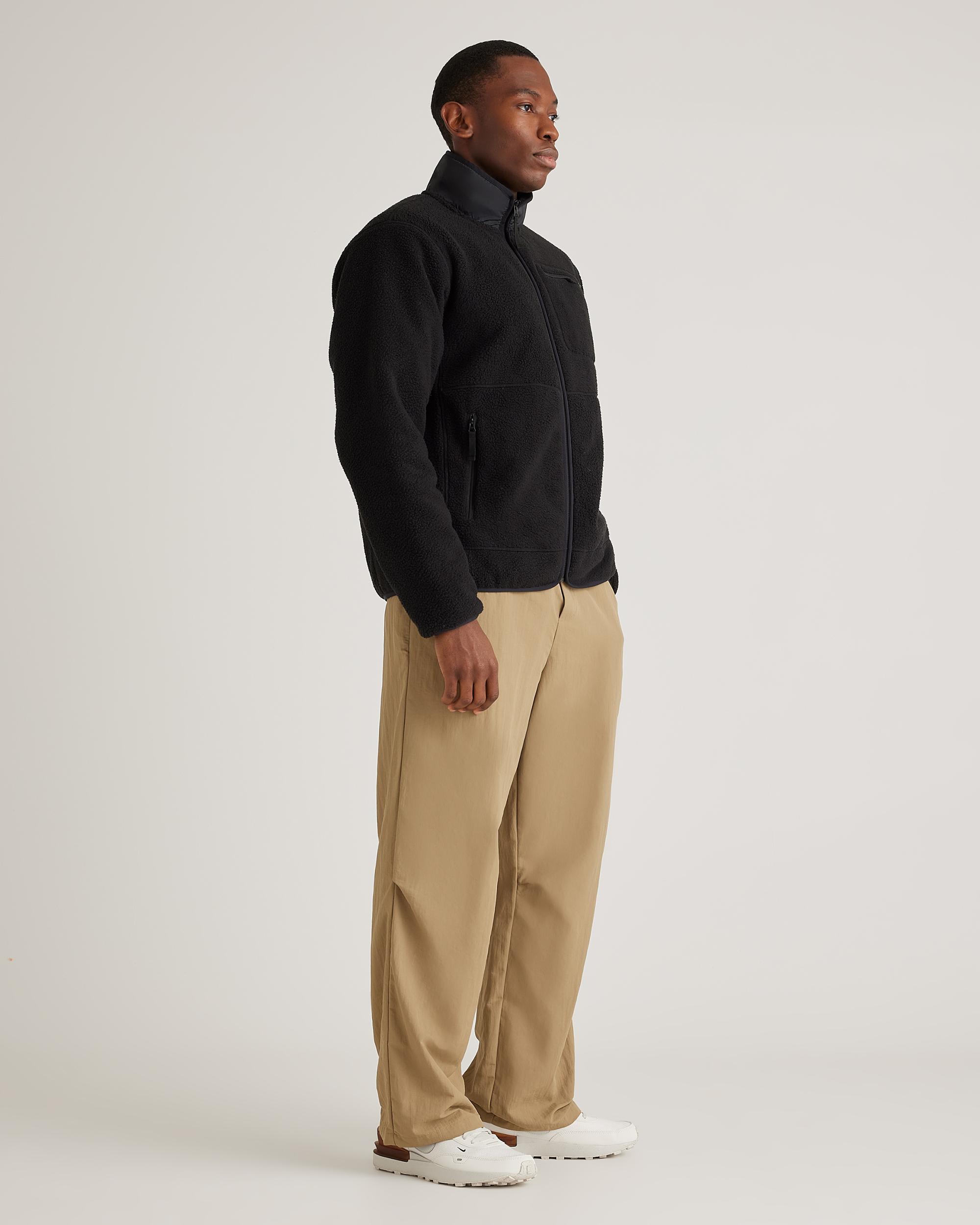 Quince | Men's Sherpa Full Zip Jacket Size XL, 100% Polyester Product Image