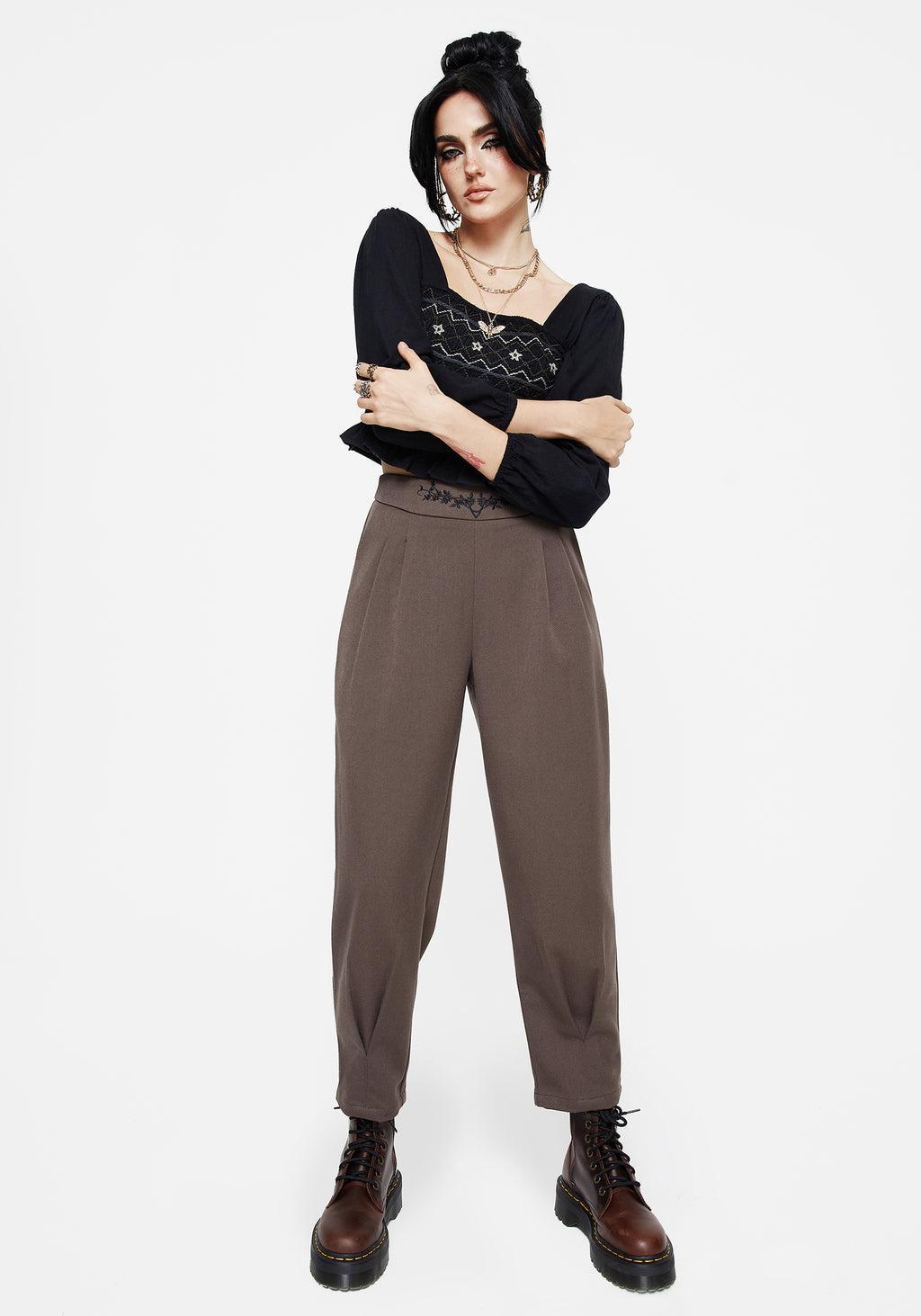 Woodruff Embroidered Balloon Leg Trouser Product Image