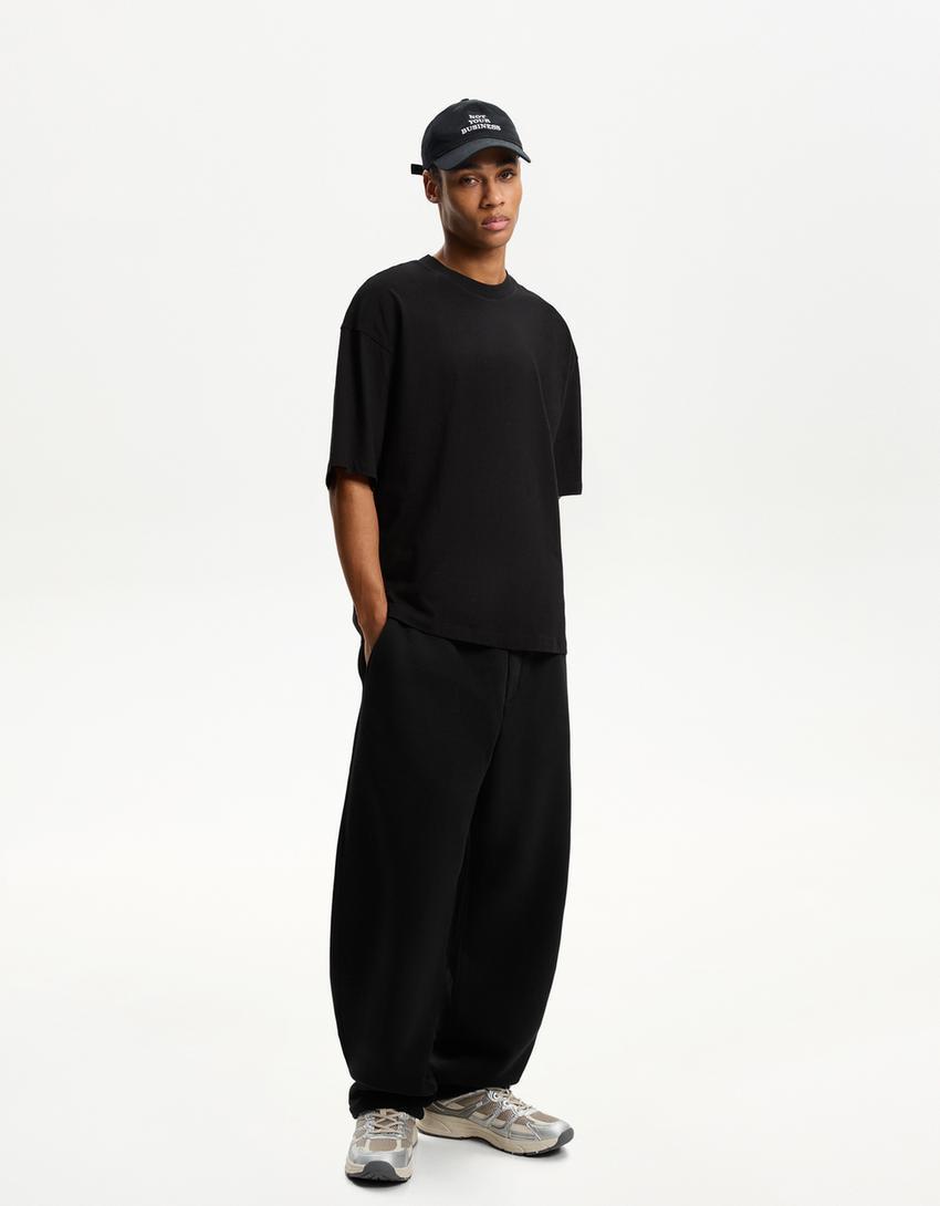 Plush balloon fit pants Product Image