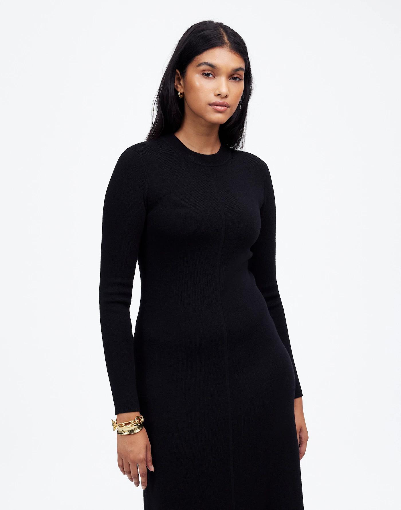 Merino Wool Sweater Maxi Dress Product Image