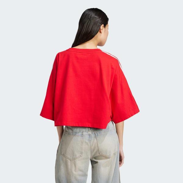 adidas Adilenium Season 3 Boxy Oversized Tee White XL Womens Product Image
