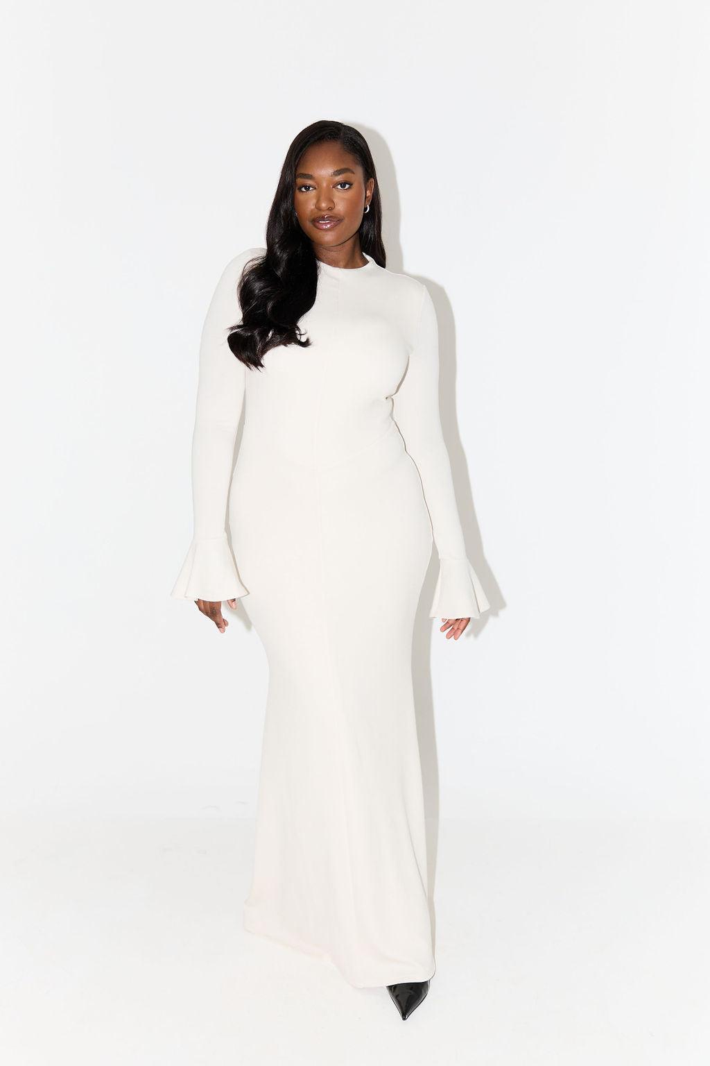 The Ultimate Muse Knitted Long Sleeve Maxi Dress Product Image