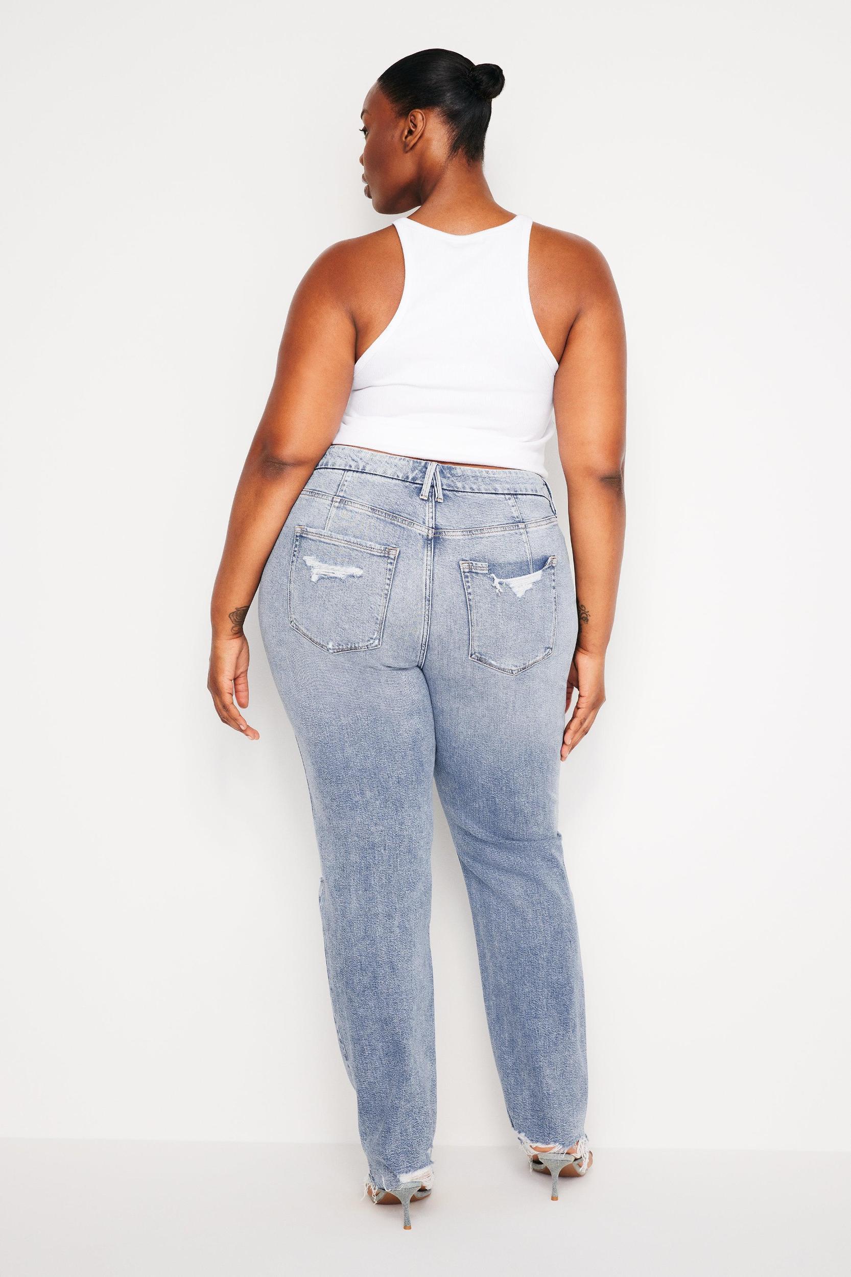 GOOD ICON STRAIGHT JEANS | INDIGO666 Product Image