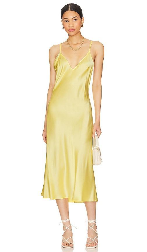 Deep V Multi Strap Midi Slip Dress DANNIJO Product Image