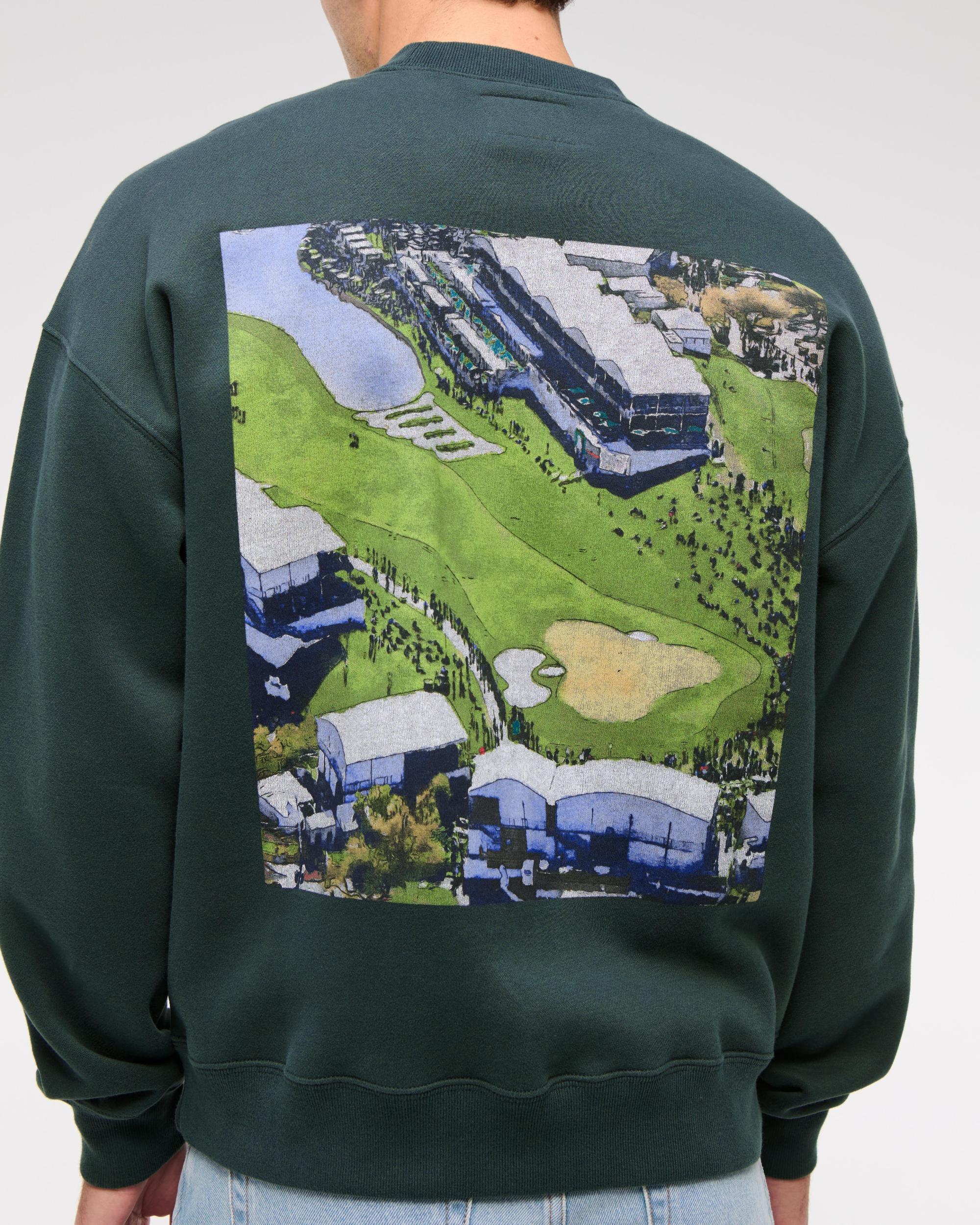 Golf Graphic Crew Sweatshirt Product Image