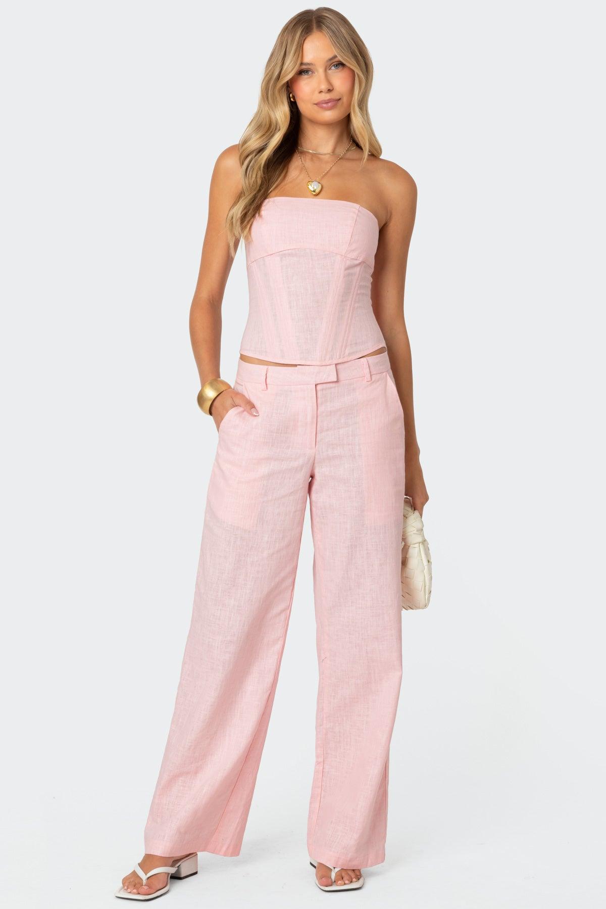 Arya Linen Look Corset Product Image