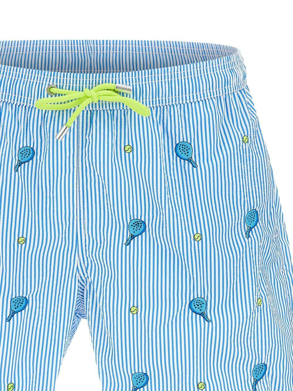 Gustavia striped swim shorts Product Image