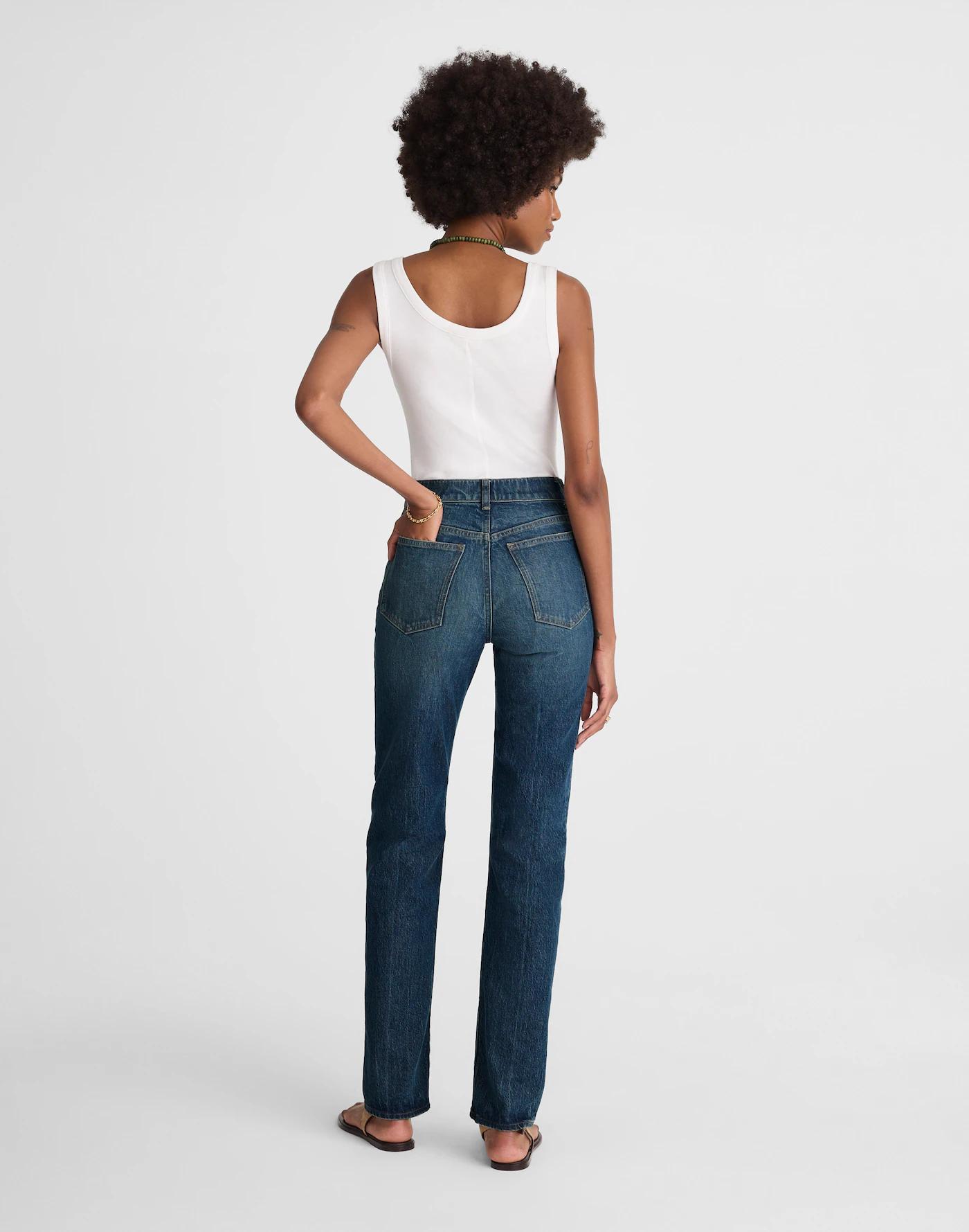 The Longline Straight Jean Product Image