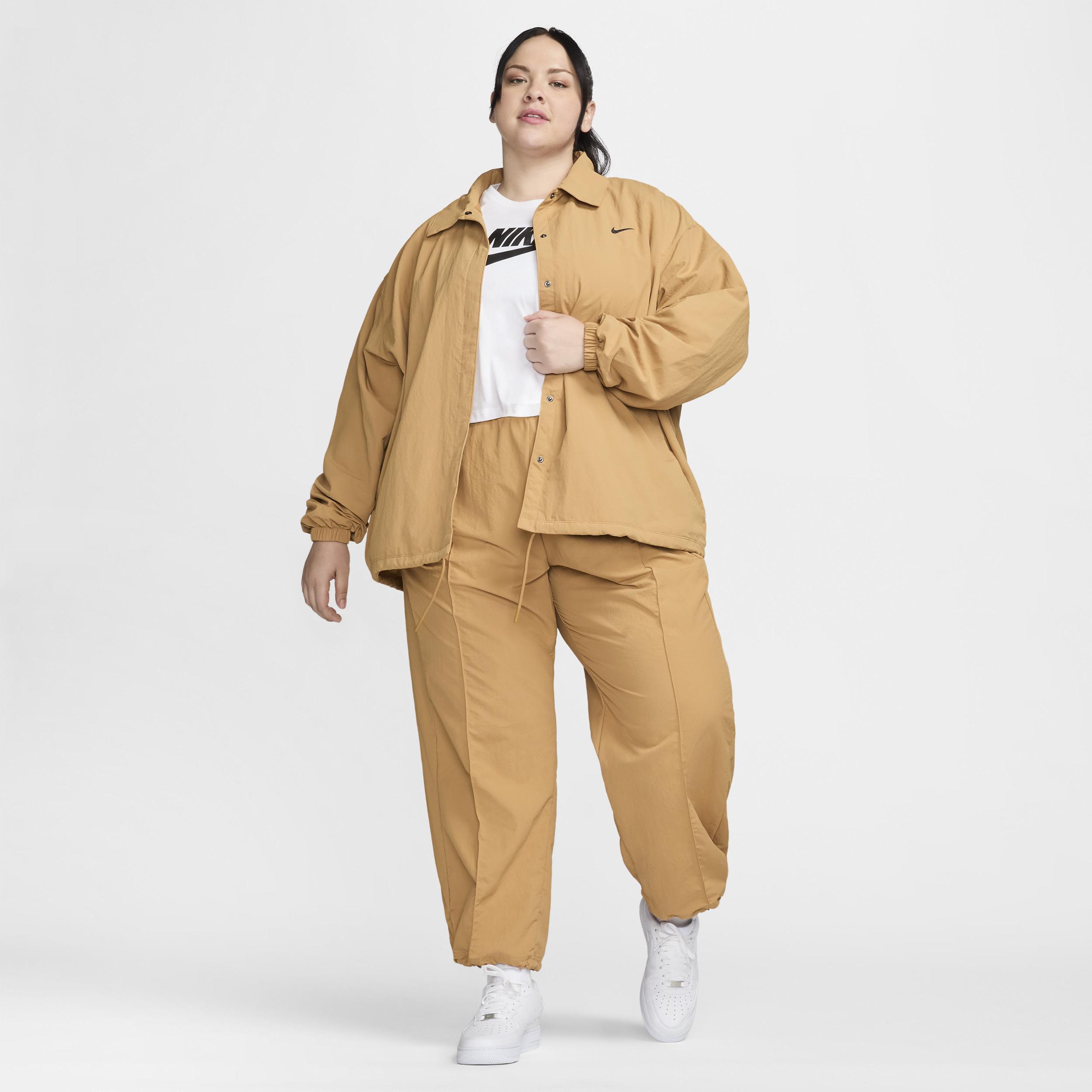 Womens Nike Sportswear Essential Oversized UV Woven Coaches Jacket (Plus Size) Product Image
