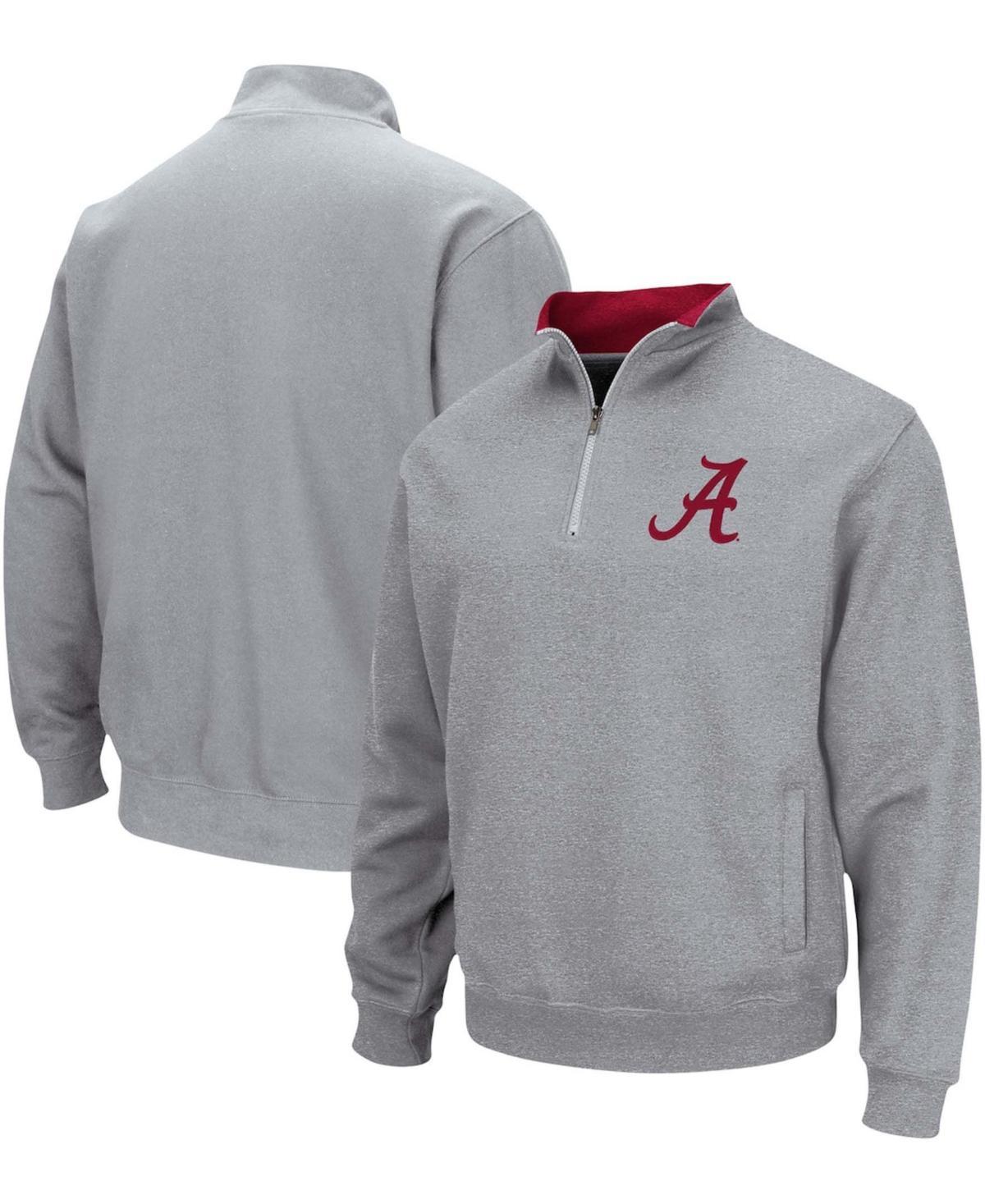 Men's Colosseum Heathered Gray Northwestern Wildcats Tortugas Team Logo Quarter-Zip Jacket, Size: 3XL, Grey Product Image