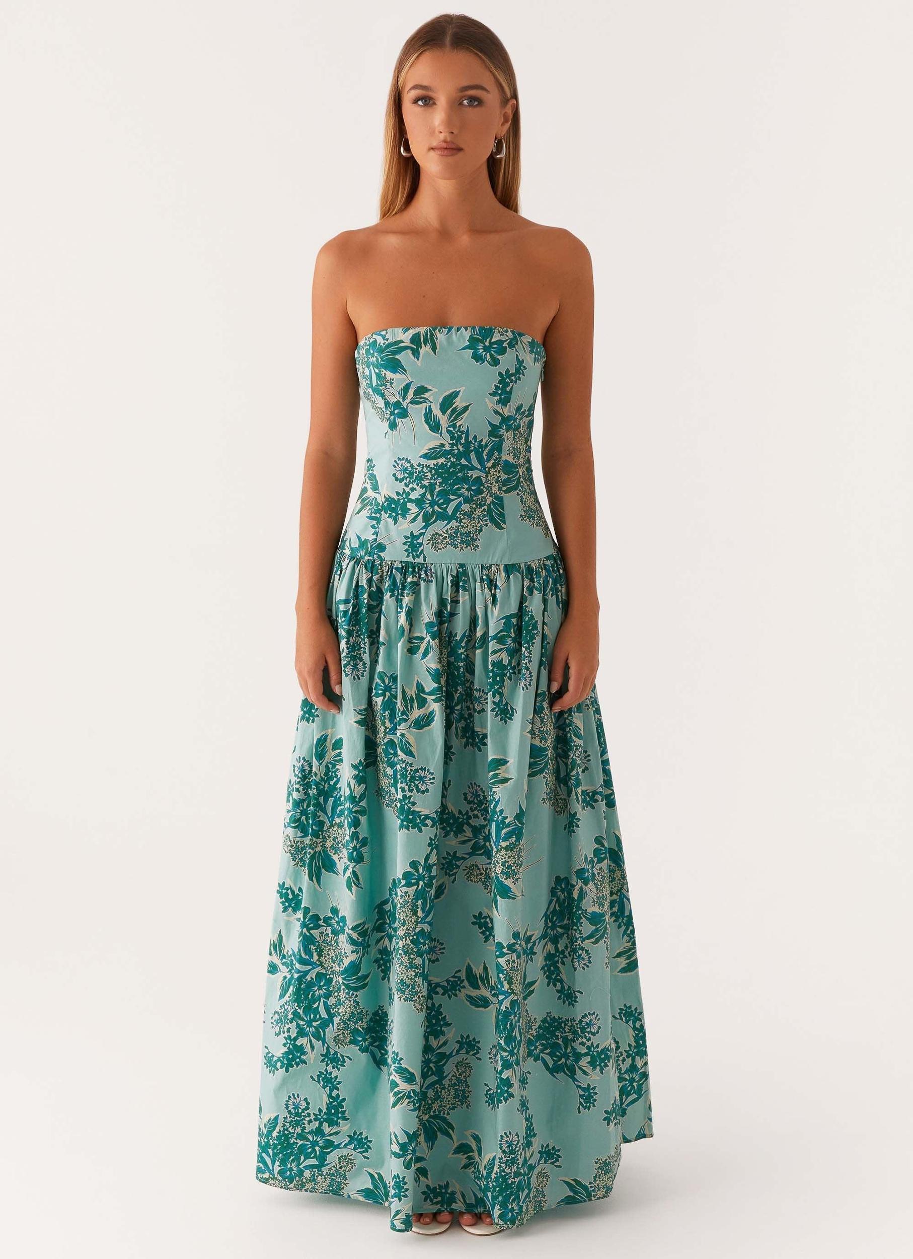 Andorra Maxi Dress - Cloud Nine Floral Product Image