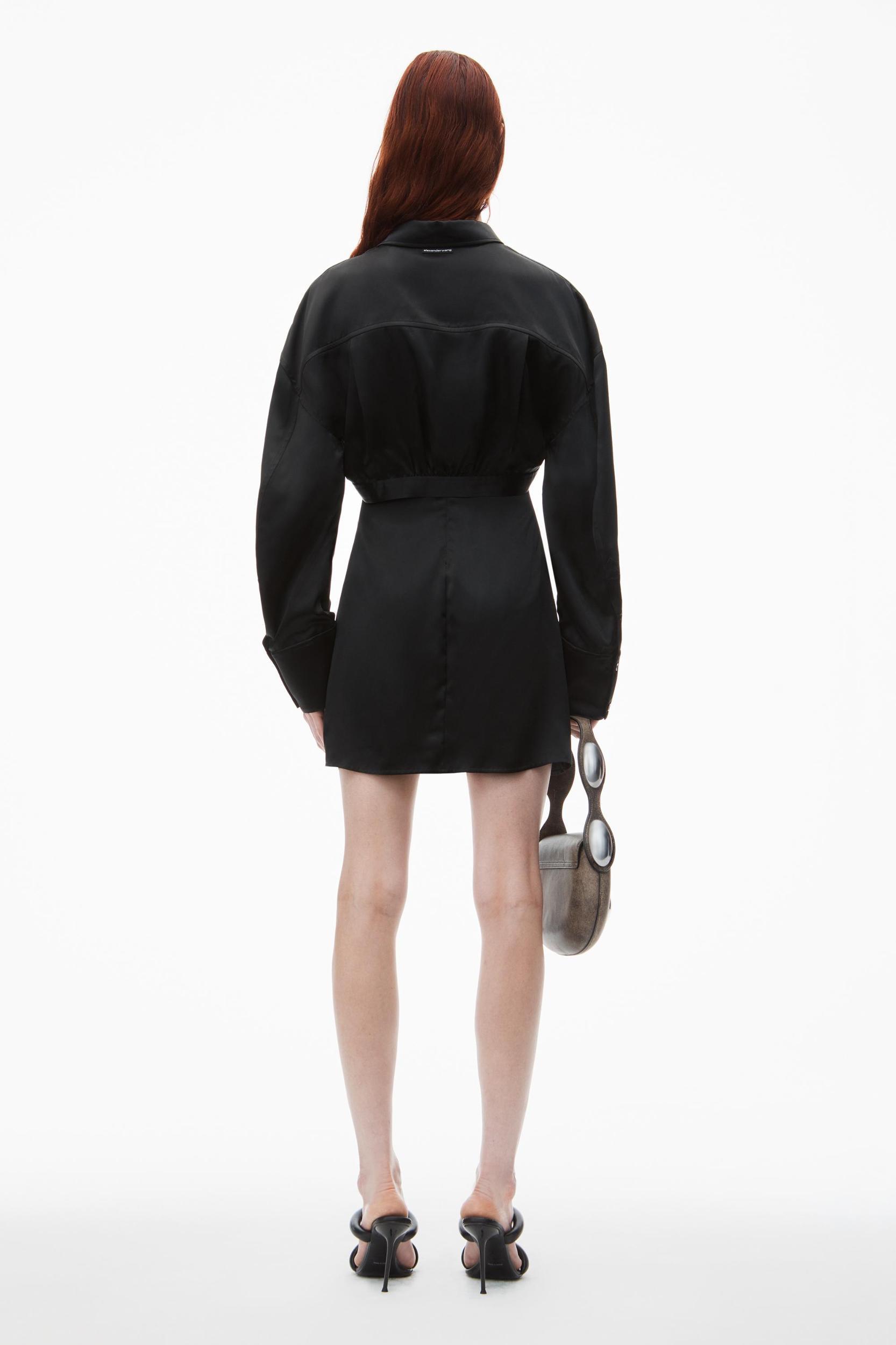 Pre-styled Bolero & Slip Dress In Satin Product Image