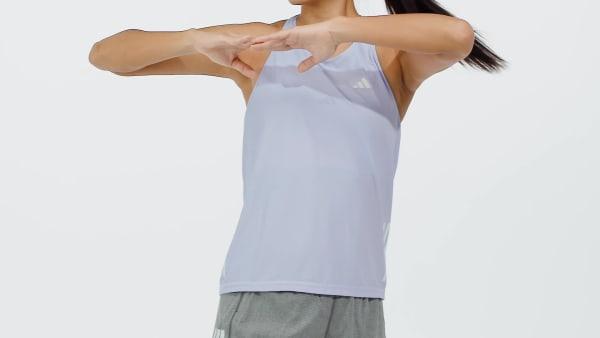 adidas Own The Run Tank Top Violet Tone XS Womens Product Image