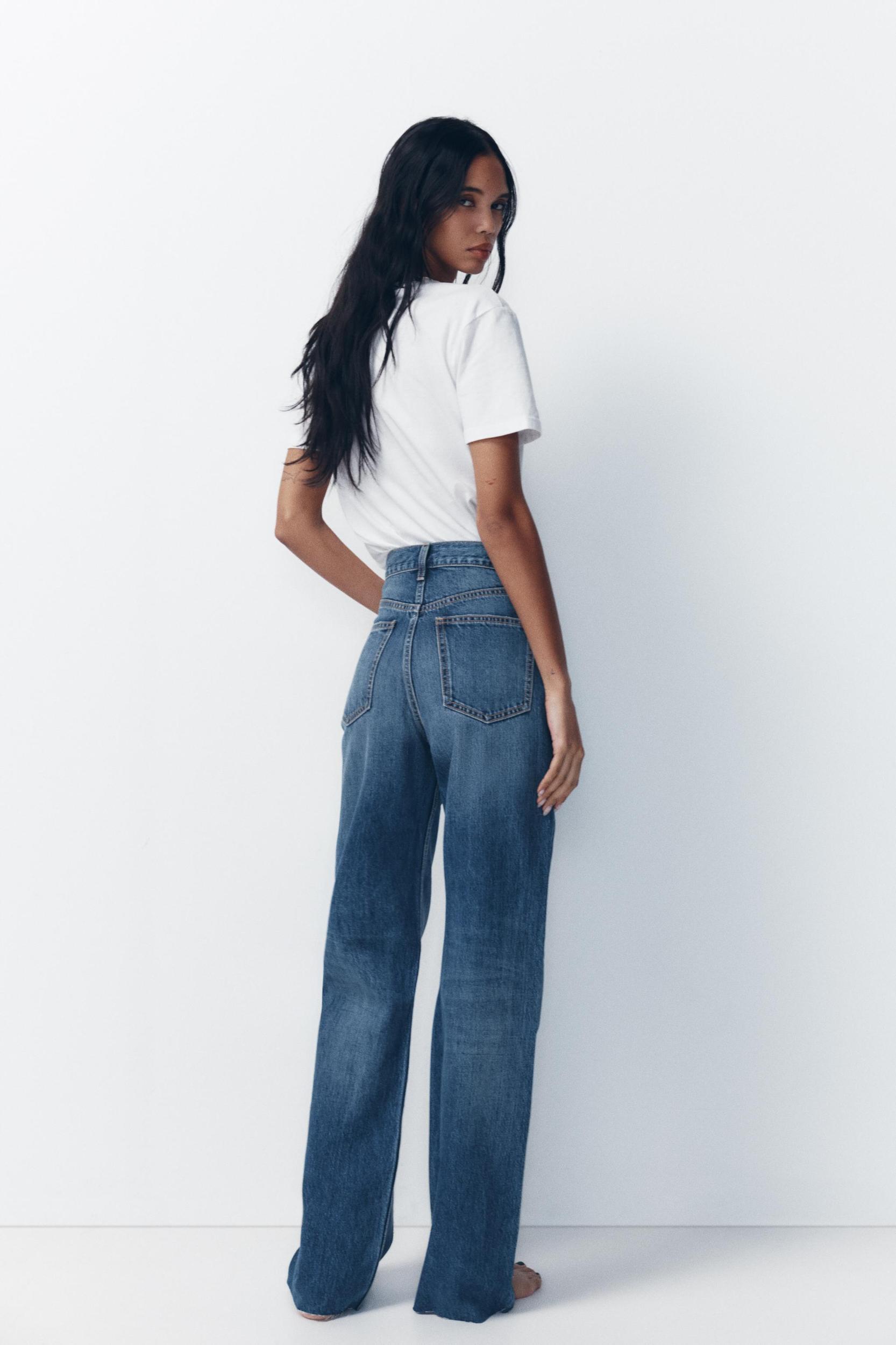 TRF HIGH RISE WIDE LEG JEANS Product Image