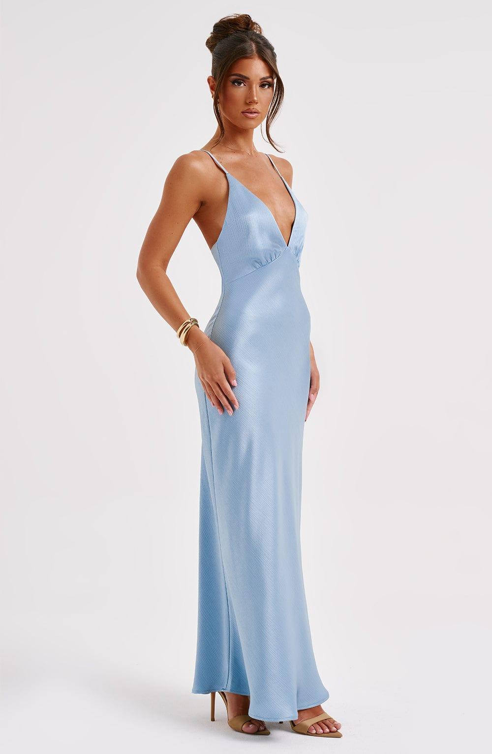 Anja Maxi Dress - Turquoise Product Image