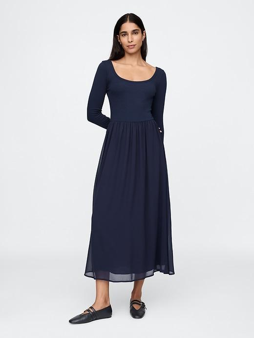 Mixed Media Maxi Dress Product Image